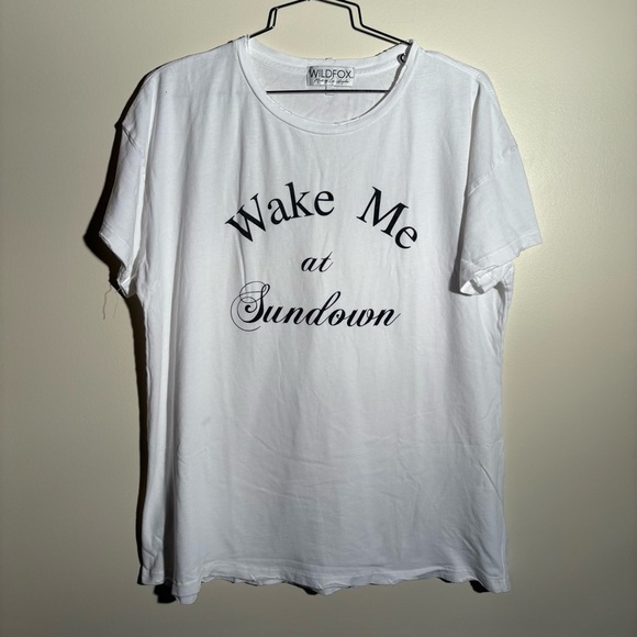 Wildfox Wake Me At Sundown Tee - Picture 1 of 7